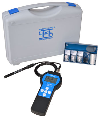 Sauerstoff-Handmessgerät komplett im Koffer mit O2-Sensor